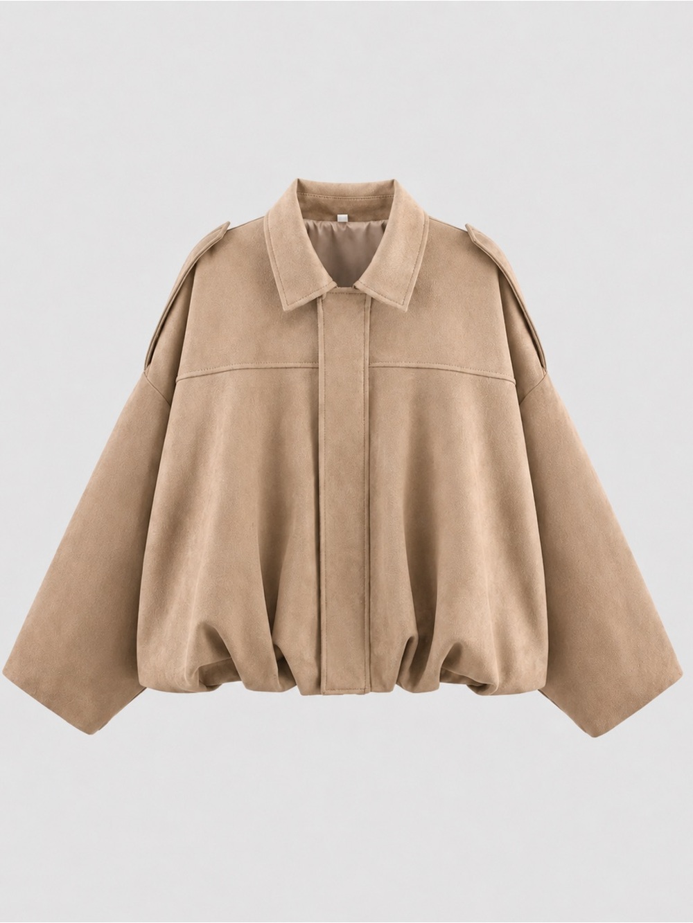 Maison Straver women’s suede zip up jacket